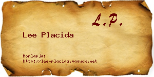 Lee Placida névjegykártya